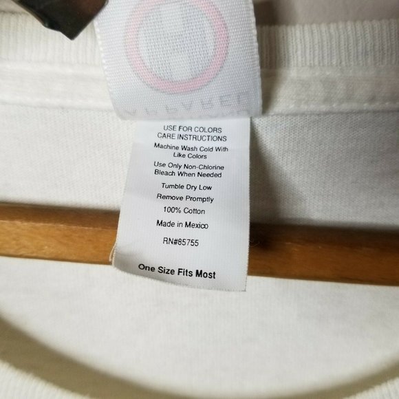 Vintage Reno Souvenir Womens Night Shirt Kiss Smooch Love Hug One Size Fits Most - Picture 5 of 6